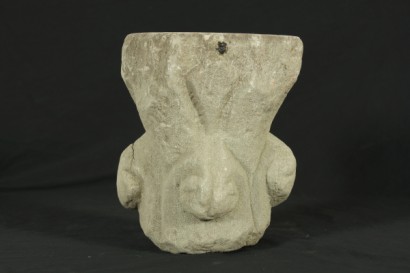 antiques, objets d'art, stone, fifteenth century column element