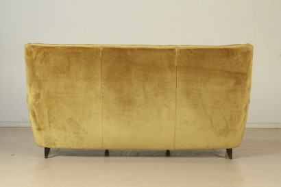 #modernariatodivani, 50 Jahre alt, weiche Polsterung, Schaum Sofa, samt Futter, guten Zustand