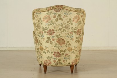 40 years Chair, soft padding, fabric upholstery, decent conditions, signs of wear