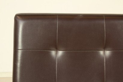 50 years, foam chairs, upholstered in skai, metal frame, #modernariatopoltrone