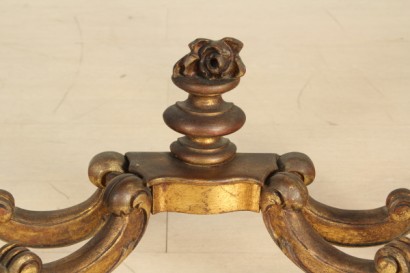 Console table with marble, cruise line, richly carved legs move, moves,