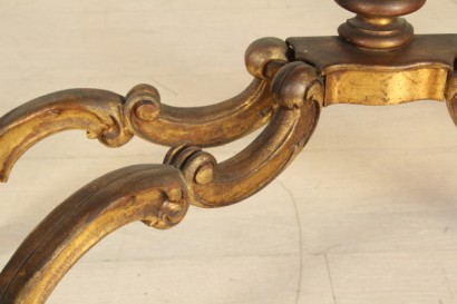 Console table with marble, cruise line, richly carved legs move, moves,