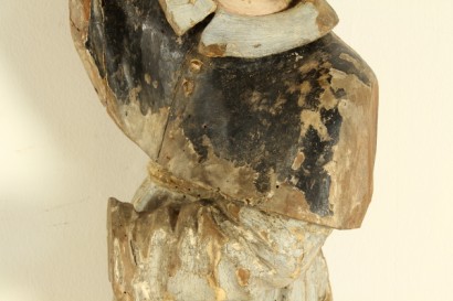 antigüedades, objetos de arte, del siglo XVII, Italia Central, 1600, putto escultura de madera, #antiquariatooggetti