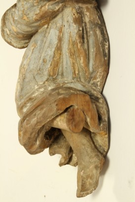 antigüedades, objetos de arte, del siglo XVII, Italia Central, 1600, putto escultura de madera, #antiquariatooggetti