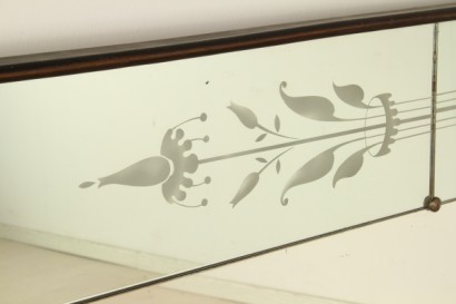 modernariato, complementi, specchio, Specchio anni 40-50