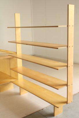 Libreria anni 80, multistrato, pioppo, buone condizioni