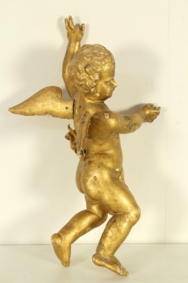 arte antiguo, de madera, querubín, Italia, siglo XVIII, 1700