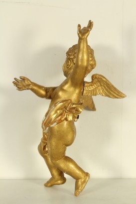arte antiguo, de madera, querubín, Italia, siglo XVIII, 1700