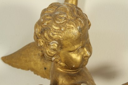 arte antiguo, de madera, querubín, Italia, siglo XVIII, 1700