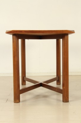 Mesa de los años 50, caoba, inserto de formica, #modernariatotavoli