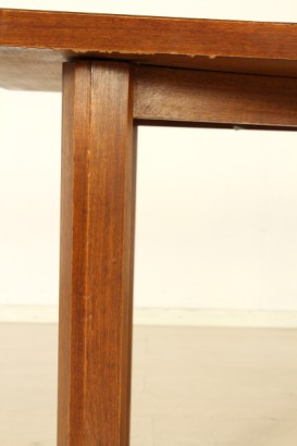 Mesa de los años 50, caoba, inserto de formica, #modernariatotavoli