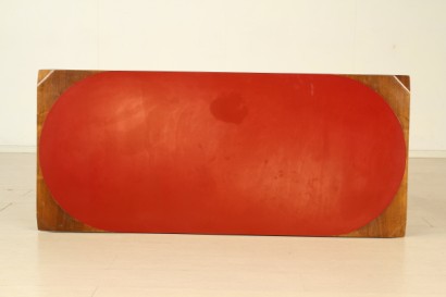 Mesa de los años 50, caoba, inserto de formica, #modernariatotavoli