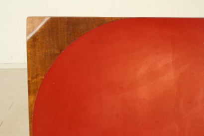 Mesa de los años 50, caoba, inserto de formica, #modernariatotavoli