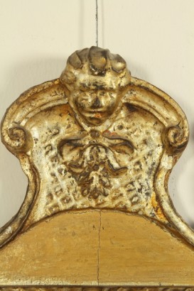 Espejo en la Meca, en forma, tallado, mascheroni, flores