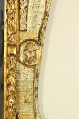 Espejo en la Meca, en forma, tallado, mascheroni, flores