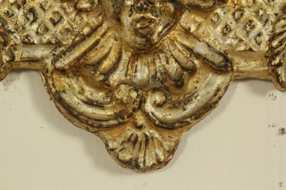 Espejo en la Meca, en forma, tallado, mascheroni, florealiSpecchio razones de la Meca, en forma, tallado, mascheroni, flores