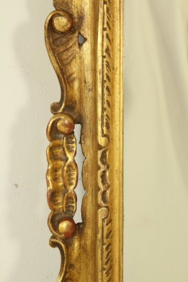 Espejo, dorado, tallado, # bottegamobili