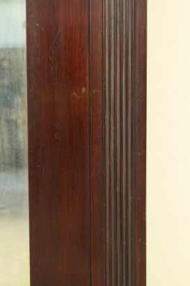 Caminiera-espejo, espejo, columnas, capiteles, #antiquariatospecchi