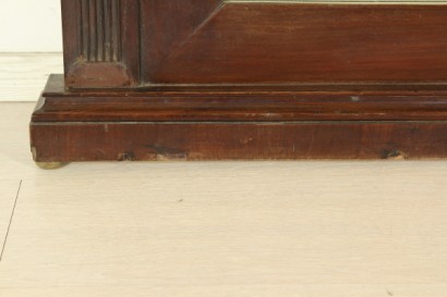 Caminiera-espejo, espejo, columnas, capiteles, #antiquariatospecchi