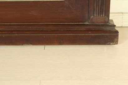 Caminiera-espejo, espejo, columnas, capiteles, #antiquariatospecchi