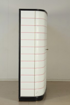 de 30 años, gabinete móvil, puertas contorneadas, enchapado, lacado madera, buen estado, #modernariatomobili