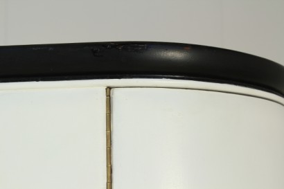 de 30 años, gabinete móvil, puertas contorneadas, enchapado, lacado madera, buen estado, #modernariatomobili