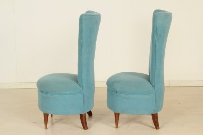 40 años sillas, sillones, acolchados, espuma, tapicería, tela, #modernariatopoltrone