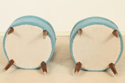 40 años sillas, sillones, acolchados, espuma, tapicería, tela, #modernariatopoltrone