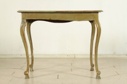 Mueve las piernas de consola de pared, pata de cabra, diadema, moldeado, lacado oro, piezas de #antiquariatoconsolle piso,