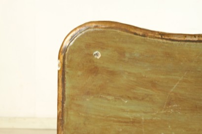 Mueve las piernas de consola de pared, pata de cabra, diadema, moldeado, lacado oro, piezas de #antiquariatoconsolle piso,