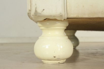 Poltrona Chesterfield, imbottitura in espanso, rivestimento in pelle, #modernariatopoltrone