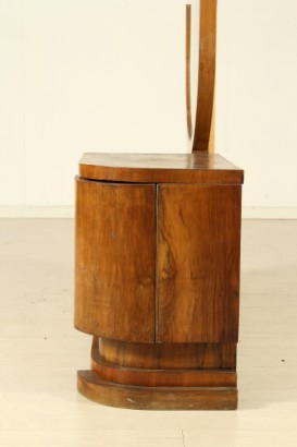 Peteneuse 20 years, wood veneer, walnut, Walnut crotch, mirror, wear and tear, #modernariatomobili