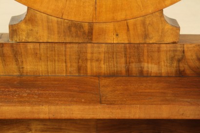 Peteneuse 20 years, wood veneer, walnut, Walnut crotch, mirror, wear and tear, #modernariatomobili