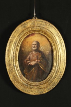 arte, pittura antica, Claudio Ridolfi (1570-1644), il veronese, San Giuseppe ed angeli, dipinto ad olio, claudio veronese, olio su tavola