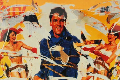 arte contemporanea, mimmo rotella, stampa, litografia, multiplo, prova d artista, decollage, tecnica mista