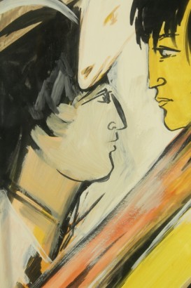 arte del 900, XX secolo, Remo Brindisi, opere di brindisi, dipinti ad olio