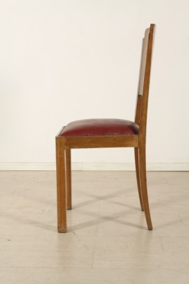 six chairs of modernism, Deco style chairs, chairs in walnut, sky casing