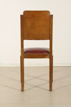 six chairs of modernism, Deco style chairs, chairs in walnut, sky casing