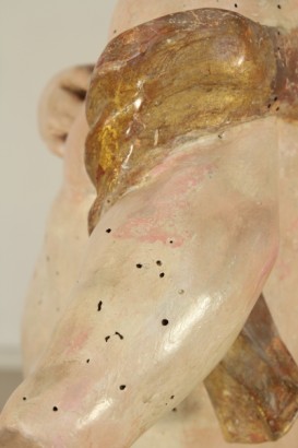 arte, arte antica, putto, XVII secolo, 1600, legno policromo, statua, scultura