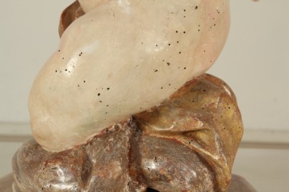arte, arte antica, putto, XVII secolo, 1600, legno policromo, statua, scultura