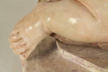 arte, arte antica, putto, XVII secolo, 1600, legno policromo, statua, scultura