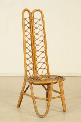Sedia in bambù, modernariato, sedie, bambù, sedia in bambù, #modernariato #sedie