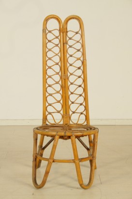 Sedia in bambù, modernariato, sedie, bambù, sedia in bambù, #modernariato #sedie