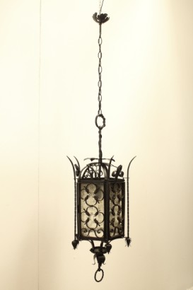 Lanterna Sospensione in ferro battuto, bottega 900, illuminazione, lanterna, lanterna in ferro