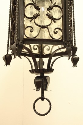 Lanterna Sospensione in ferro battuto, bottega 900, illuminazione, lanterna, lanterna in ferroLanterna Sospensione in ferro battuto, bottega 900, illuminazione, lanterna, lanterna in ferro