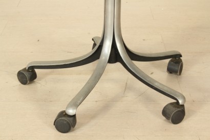 Silla tecno, modernismo, sillas, silla de la oficina, silla giratoria, plástico, metal, aluminio, #modernariato, #sedie