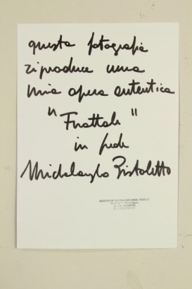zeitgenössische Kunst, Michelangelo Pistoletto 1933, Fractal, 2000, 1999 #contemporanea #arte