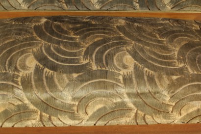 Salotto anni 20-30, divano, poltrone, legno di faggio, faggio, molle, velluto, #modernariato, #divani