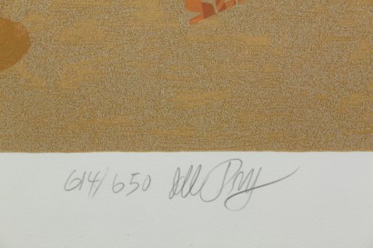 arte contemporanea, Lucio Del Pezzo, multiplo di Lucio Del Pezzo, Del Pezzo