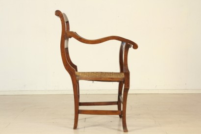Stuhl, Seil, Mossi Pfosten, Dekoration, Polychromie, #antiquariato, #sedie